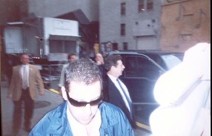 Adam Sandler with RACC Trusted collector Autograph Pros