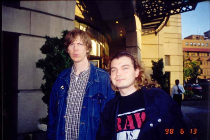 Thurston Moore Photo with RACC Autograph Collector bpautographs Thurston Moore Photo with RACC Autograph Collector bpautographs