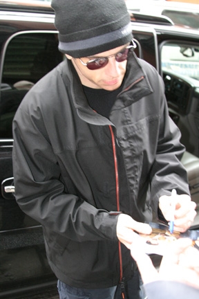 Ben Stiller with RACC Trusted collector Autograph Pros