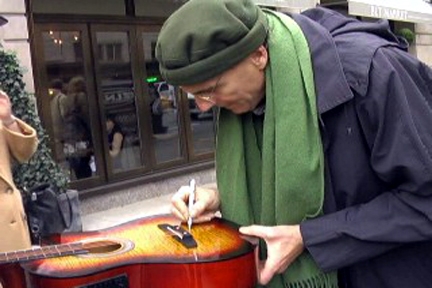 James Taylor with RACC Trusted collector Autograph Pros