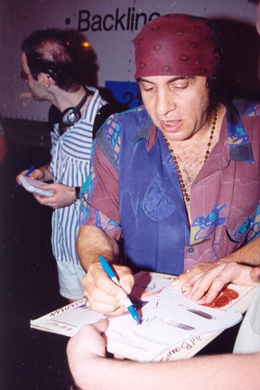 Steven Van Zandt with RACC Trusted collector Autograph Pros