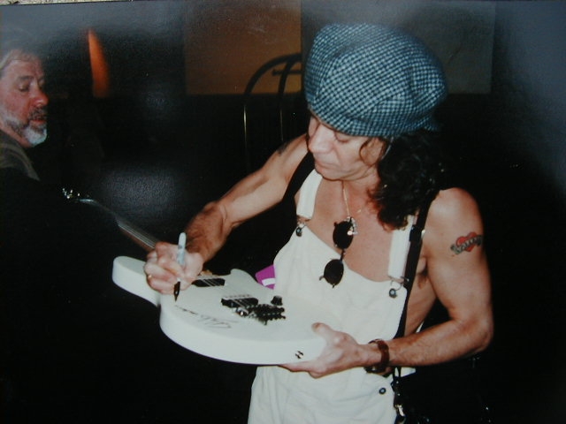 Eddie Van Halen with RACC Trusted collector Autograph Pros