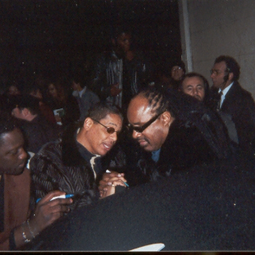 Stevie Wonder with Autograph Pros