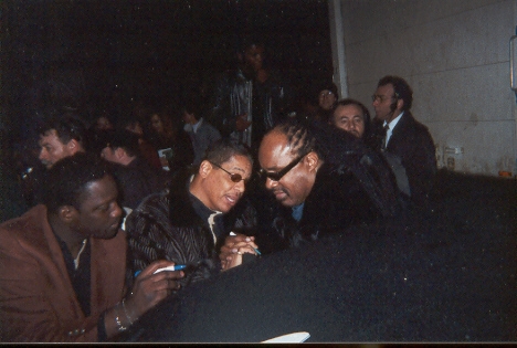 Stevie Wonder with RACC Trusted collector Autograph Pros