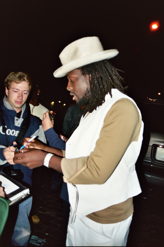 Wyclef Jean Photo with RACC Autograph Collector Autograph Pros