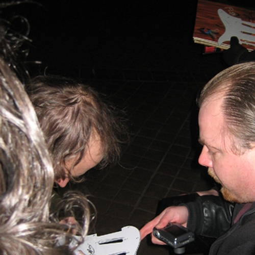 Angus Young with Autograph Pros