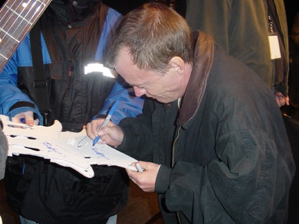 Angus Young with RACC Trusted collector Autograph Pros