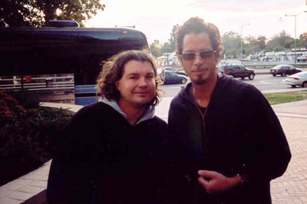 Chris Cornell Photo with RACC Autograph Collector bpautographs Chris Cornell Photo with RACC Autograph Collector bpautographs