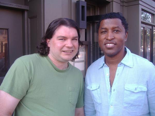 Babyface Photo with RACC Autograph Collector bpautographs