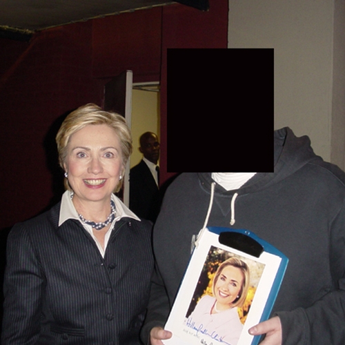 Hillary Clinton with Autograph Pros