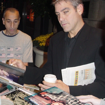 George Clooney Autograph Profile