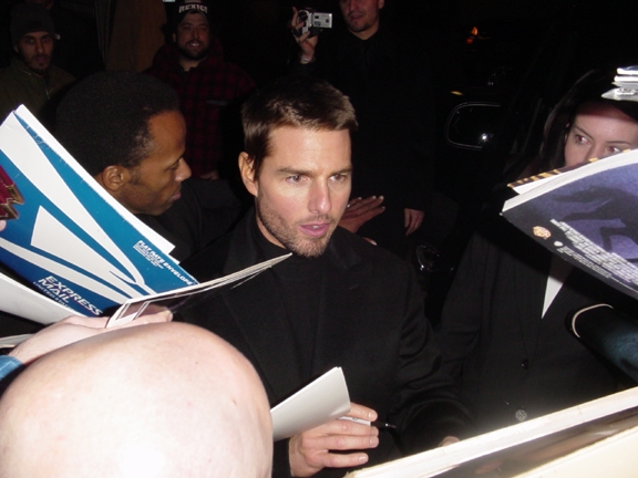 Tom Cruise with RACC Trusted collector Autograph Pros