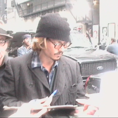 Johnny Depp with Autograph Pros