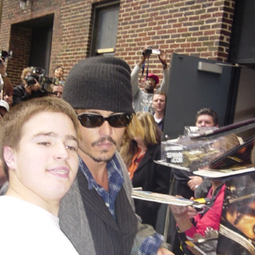 Johnny Depp with Autograph Pros