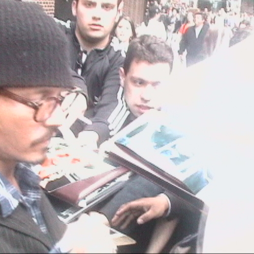Johnny Depp with Autograph Pros
