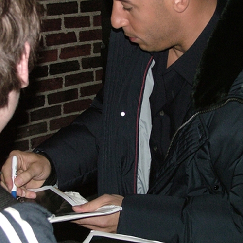 Vin Diesel with Autograph Pros