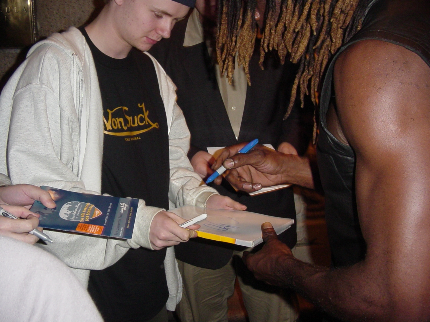 Boyd Tinsley, Dave Matthews with RACC Trusted collector Autograph Pros