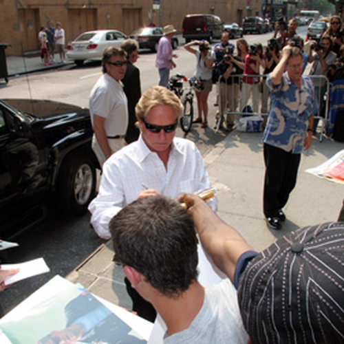 Michael Douglas with Autograph Pros