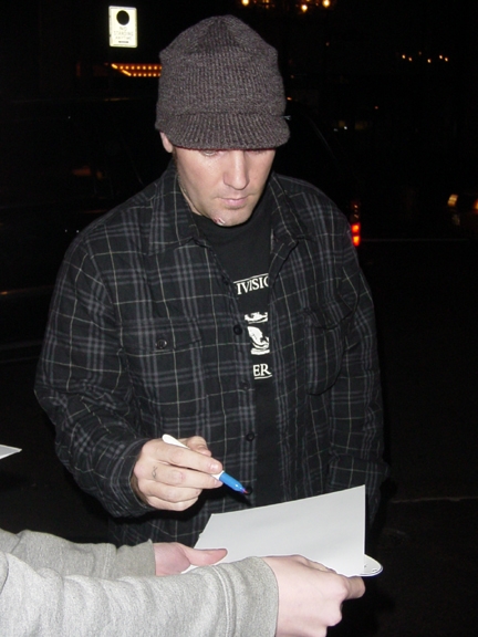 Fred Durst with RACC Trusted collector Autograph Pros
