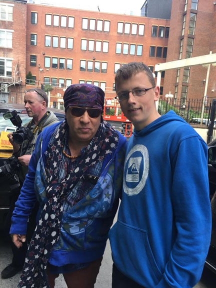 Steven Van Zandt with RACC Trusted collector Autograph Pros
