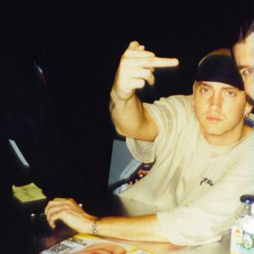Eminem with Autograph Pros