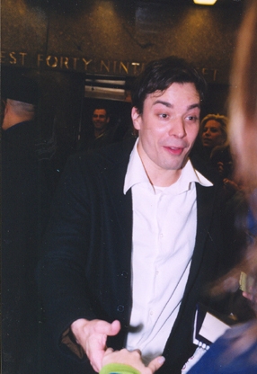 Jimmy Fallon with RACC Trusted collector Autograph Pros
