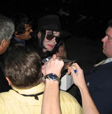 Michael Jackson with RACC Trusted collector Autograph Pros