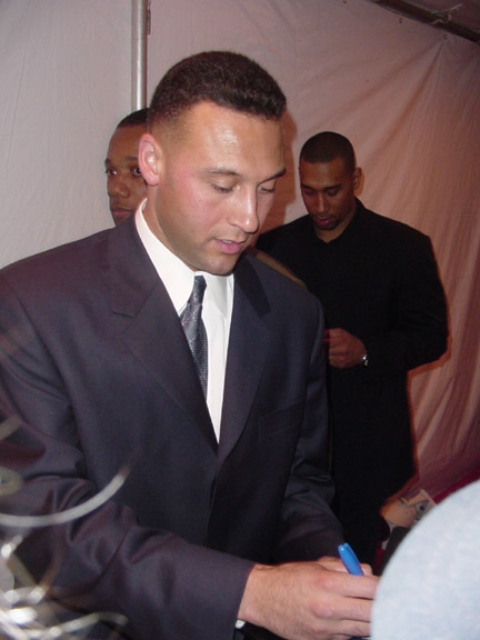 Derek Jeter with RACC Trusted collector Autograph Pros