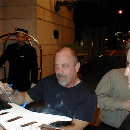 Billy Joel with Autograph Pros