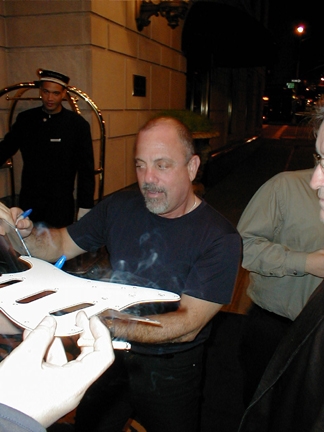Billy Joel with RACC Trusted collector Autograph Pros