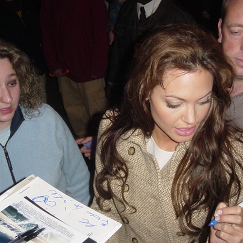 Angelina Jolie with Autograph Pros