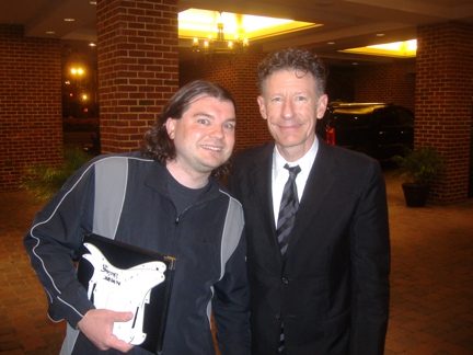 Lyle Lovett Photo with RACC Autograph Collector bpautographs