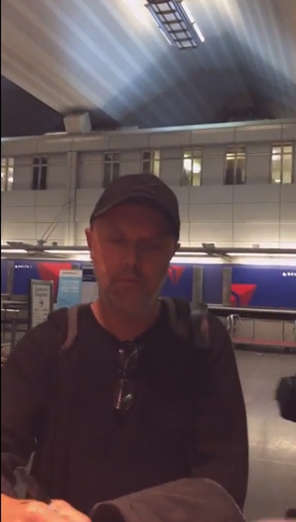 Lars Ulrich with RACC Trusted collector Autograph Pros