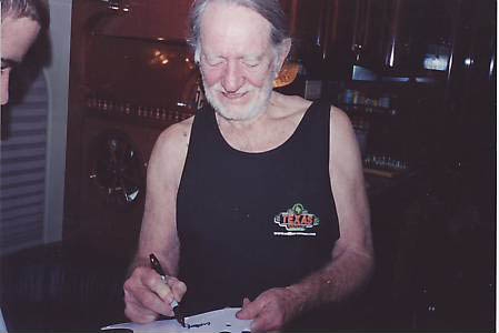 Willie Nelson with RACC Trusted collector Autograph Pros
