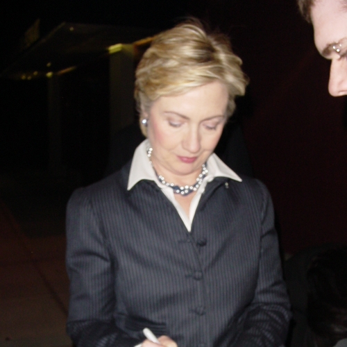 Hillary Clinton with Autograph Pros
