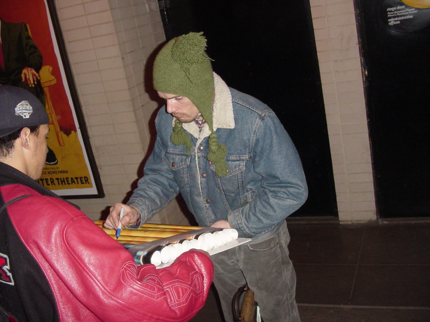 Ethan Hawke with RACC Trusted collector Autograph Pros