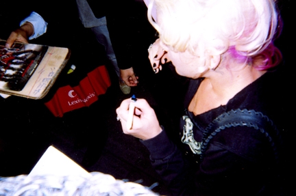 Pink with RACC Trusted collector Autograph Pros