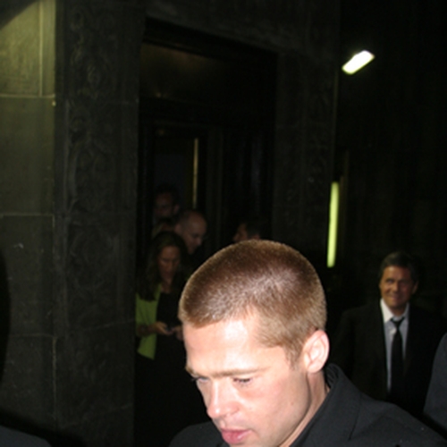 Brad Pitt with Autograph Pros