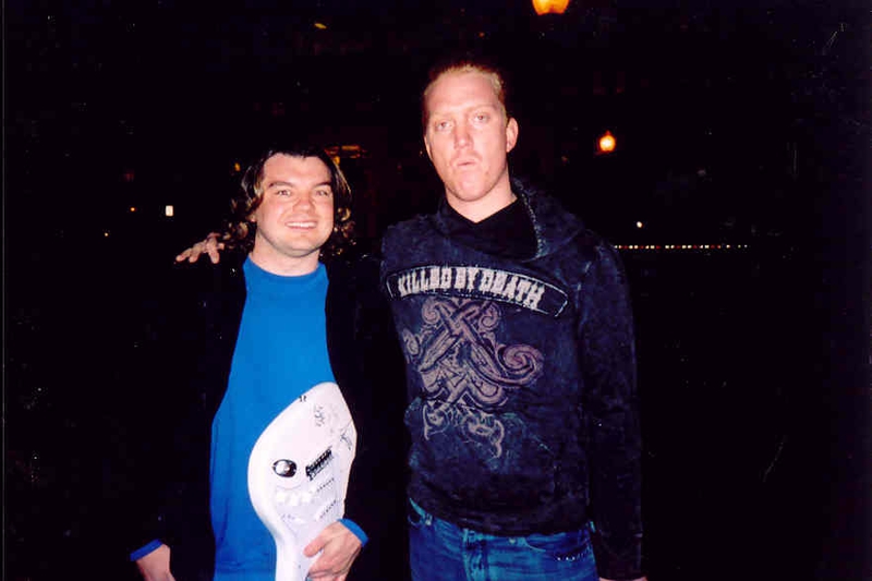 Josh Homme Photo with RACC Autograph Collector bpautographs Josh Homme Photo with RACC Autograph Collector bpautographs
