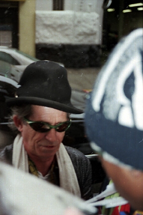 Keith Richards with RACC Trusted collector Autograph Pros