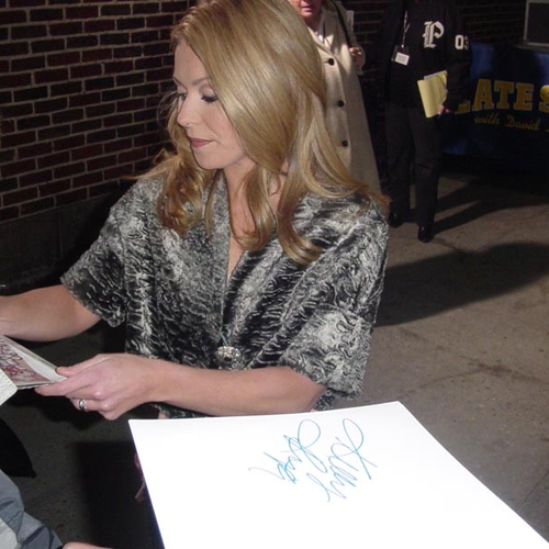 Kelly Ripa with Autograph Pros