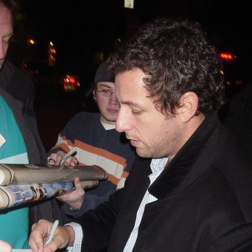 Adam Sandler with Autograph Pros