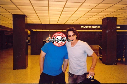 Rick Springfield with RACC Trusted collector Autograph Pros