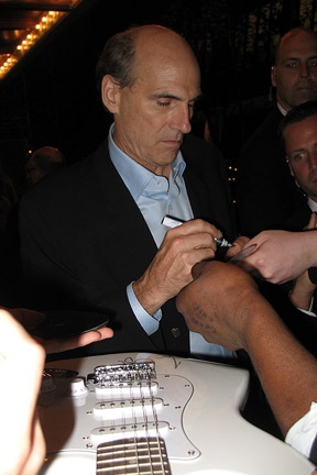 James Taylor with RACC Trusted collector Autograph Pros