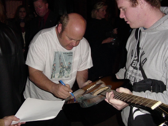 Kyle Gass Photo with RACC Autograph Collector Shark’s Treasures