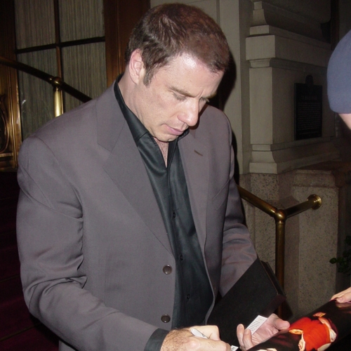 John Travolta with Autograph Pros