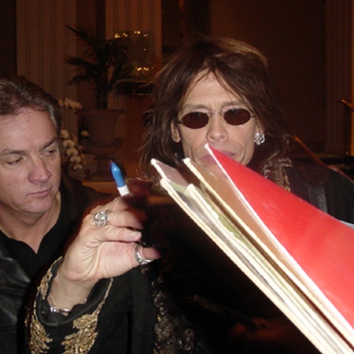 Steven Tyler with Autograph Pros