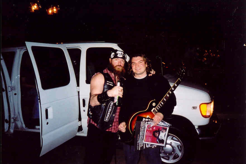 Zakk Wylde Photo with RACC Autograph Collector bpautographs