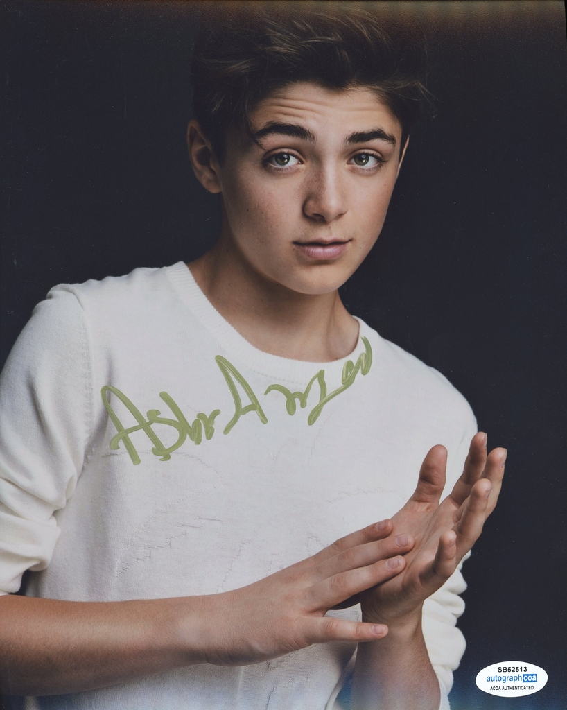 Asher Angel (33537) Signature Database by RACC Real Autograph