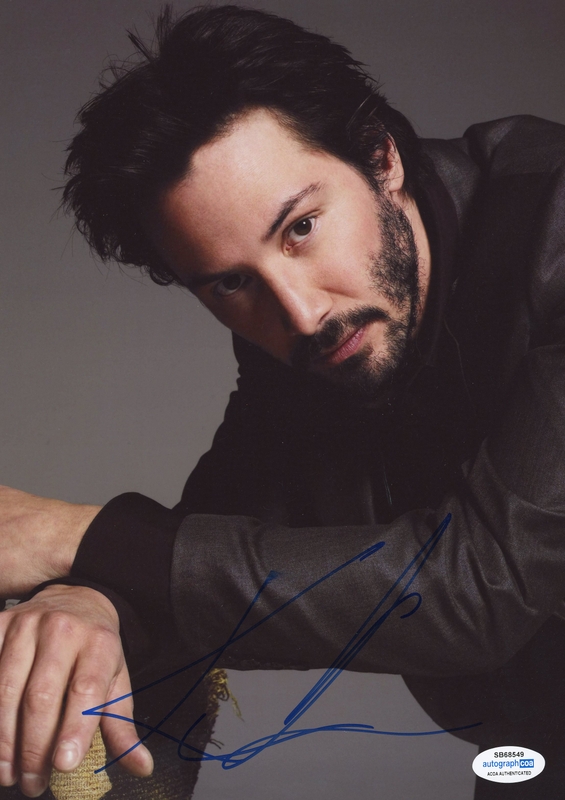Keanu Reeves (40160) Signature Database by RACC Real Autograph